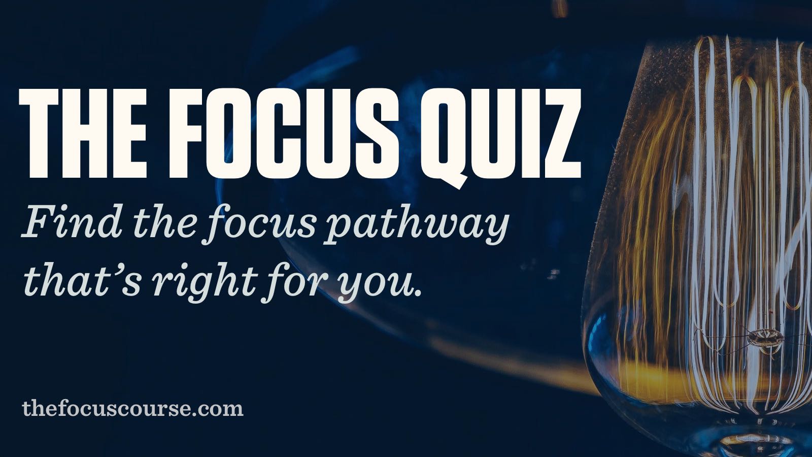 Personal Focus Assessment A free tool from Shawn Blanc and The Focus