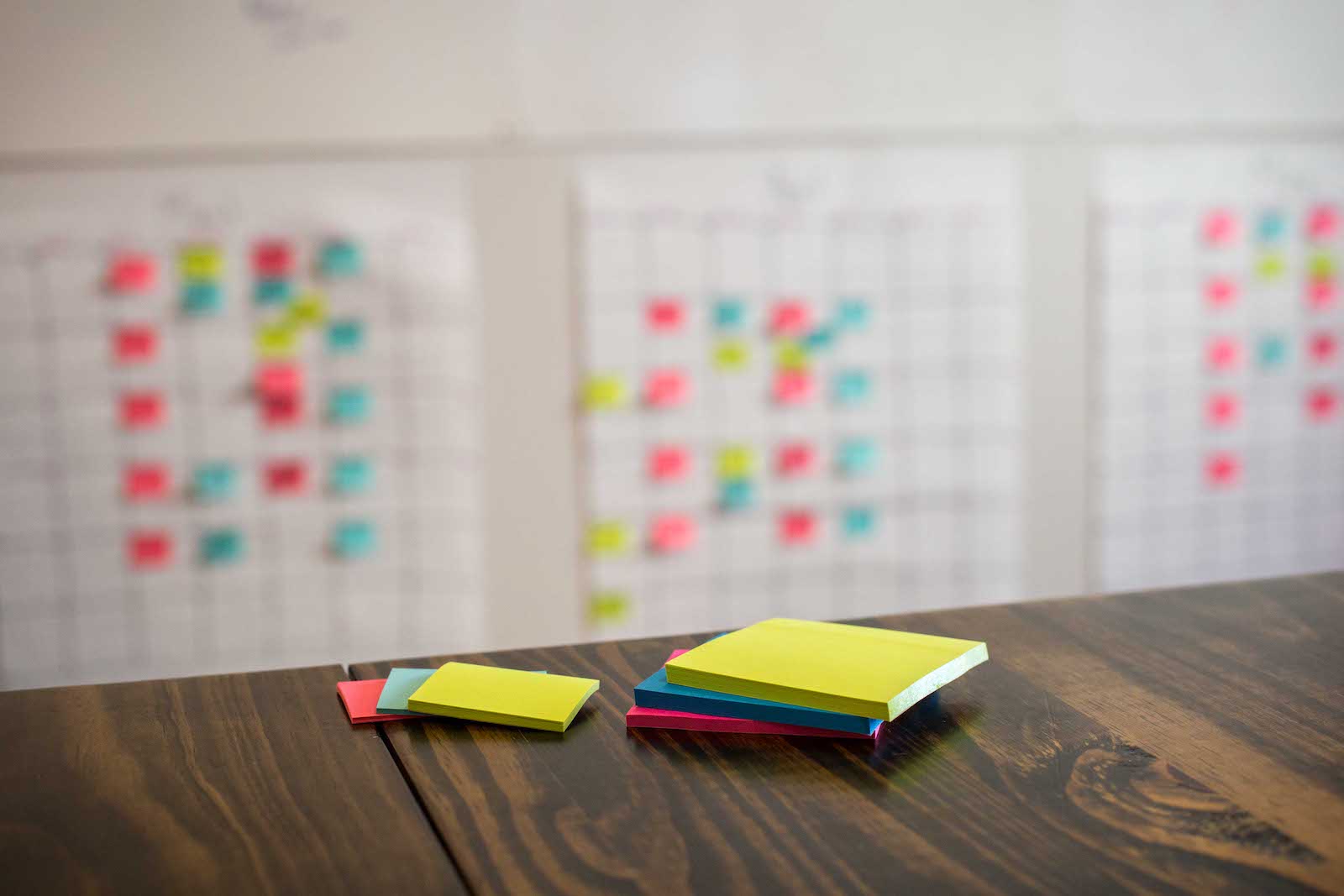 Why We Use Giant Postit Notes as our Publishing Calendar — The Focus